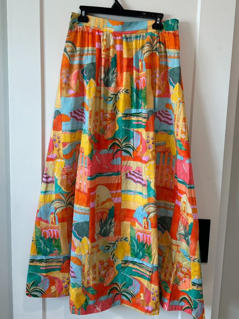 Show Me Your Mumu Pisa Maxi Skirt XL NWT Colorful Resort Print